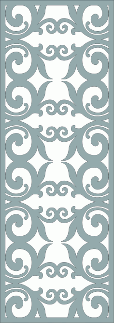 Laser Cut Privacy Partition Indoor Panel Lattice Room Divider Seamless Design Free DXF File, Free Vectors File