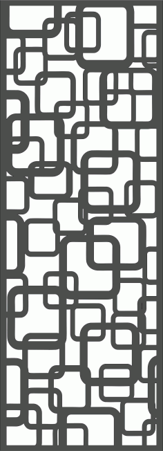 Laser Cut Privacy Partition Indoor Panel Room Divider Lattice Seamless Pattern Free DXF File