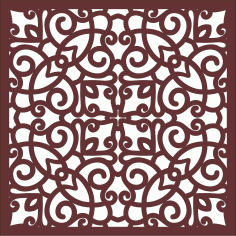 Laser Cut Privacy Partition Indoor Panels Jali Room Divider Free DXF File