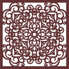 Laser Cut Privacy Partition Indoor Panels Jali Room Divider Pattern Free DXF File