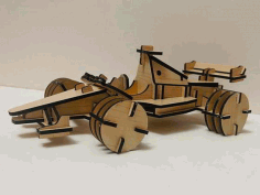 Laser Cut Racing Car 3d Model Formula 1 Toy Car Free Vector File