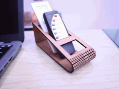 Laser Cut Remote Control Stand Remote Holder 3mm Free Vector File, Free Vectors File