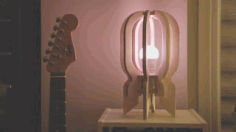 Laser Cut Rocket Lamp Free Vector File, Free Vectors File