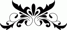 Laser Cut Room Divider Border Design Free DXF File
