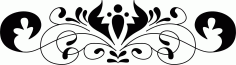 Laser Cut Room Divider Border Pattern Design Free DXF File