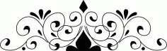 Laser Cut Room Jali Border Design Free DXF File