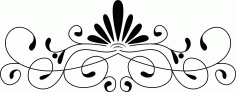Laser Cut Room Seamless Jali Decoration Border Design Free DXF File