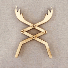 Laser Cut Scissor Arm Grabber Toy Free Vector File
