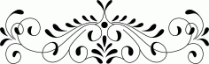 Laser Cut Screen Room Divider Border Seamless Design Free DXF File
