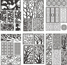 Laser Cut Screens Decor Panels Free Vector File