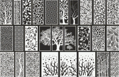 Laser Cut Screens Decorative Panels Free Vector File