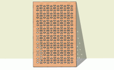 Laser Cut Seamless Pattern Background Grill Room Separator Free Vector File