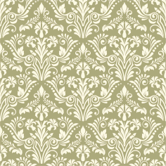 Laser Cut Seamless Separator Floral Lattice Stencil Free DXF File