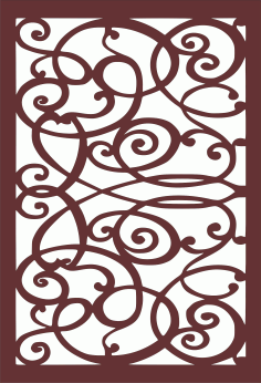 Laser Cut Seamless Separator Lattice Free DXF File