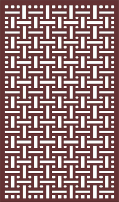 Laser Cut Seamless Separator Lattice Panel Free DXF File
