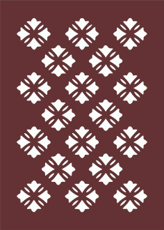 Laser Cut Seamless Separator Lattice Pattern Free DXF File