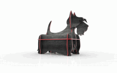 Laser Cut Shelf Dog Layout Free Vector File