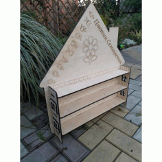 Laser Cut Shelf Free DXF File