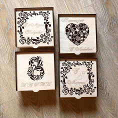 Laser Cut Shkatulka 8 Marta Free Vector File