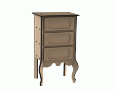 Laser Cut Side Table Free Vector File, Free Vectors File