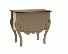 Laser Cut Side Table Plan Free Vector File