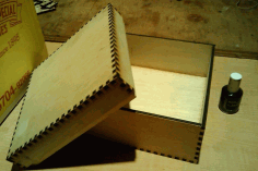 Laser Cut Small Box Template 5mm Marine Plywood Free DXF File