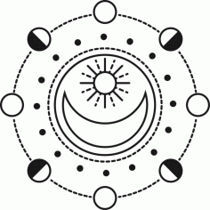 Laser Cut Solar System Objects Free Vector File