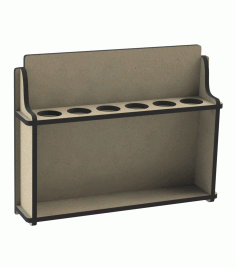Laser Cut Spice Rack Countertop Kitchen Storage Shelf Free Vector File