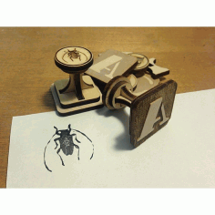 Laser Cut Stamp Base Free DXF File