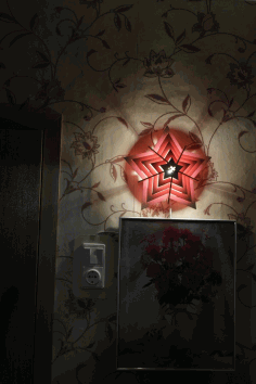 Laser Cut Star Decorative Lamp Free Vector File