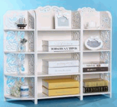 Laser Cut Storage Shelf Rack 3d Puzzle Free Vector File