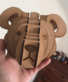 Laser Cut Teddy Bear Free DXF File, Free Vectors File