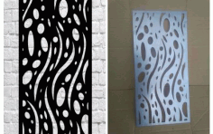 Laser Cut Template Grid Panel Free DXF File