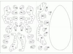 Laser Cut Tiger Bbq 3mm Puzzle 3 Free DXF File