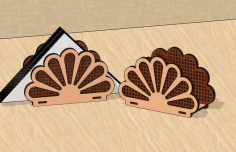 Laser Cut Tissue Holder Napkin Holder Free Vector File