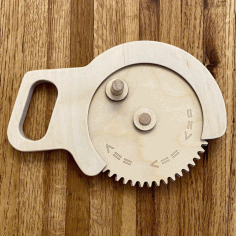 Laser Cut Toy Circular Saw Free Vector File