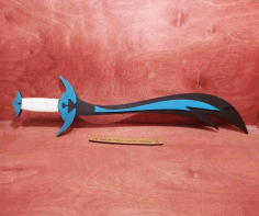 Laser Cut Toy Sword Free Vector File