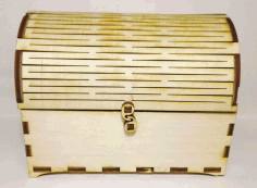 Laser Cut Treasure Chests 4mm Free Vector File
