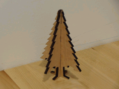 Laser Cut Tree Ornament Plywood Free DXF File