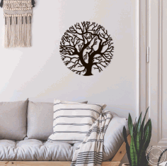 Laser Cut Tree Wall Art Tree Of Life Free Vector File, Free Vectors File