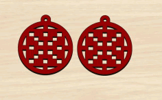 Laser Cut Valentines Day Earrings Free DXF File