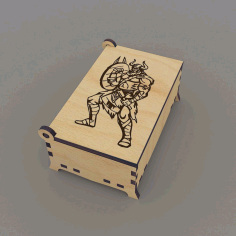 Laser Cut Viking Box 4mm Free Vector File, Free Vectors File