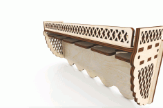 Laser Cut Vine Master Shelf Layout Free Vector File