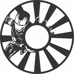 Laser Cut Vinyl Record Ant Man Clock Free Vector File