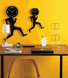 Laser Cut Wall Clocks Download Free DXF File