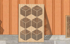 Laser Cut Wall Panel Decorative Partitions Diy Room Divider Grill Panel Jali Design Free DXF File