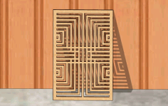 Laser Cut Wall Panel Jali Design Decorative Partitions Room Divider Grill Panel Free DXF File