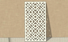 Laser Cut Wall Panel Partition Modern Stylish Texture Grill Design Free Vector File