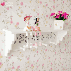 Laser Cut Wall Shelf For Cnc Free Vector File