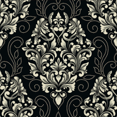 Laser Cut Window Floral Lattice Stencil Floral Seamless Design Free DXF File